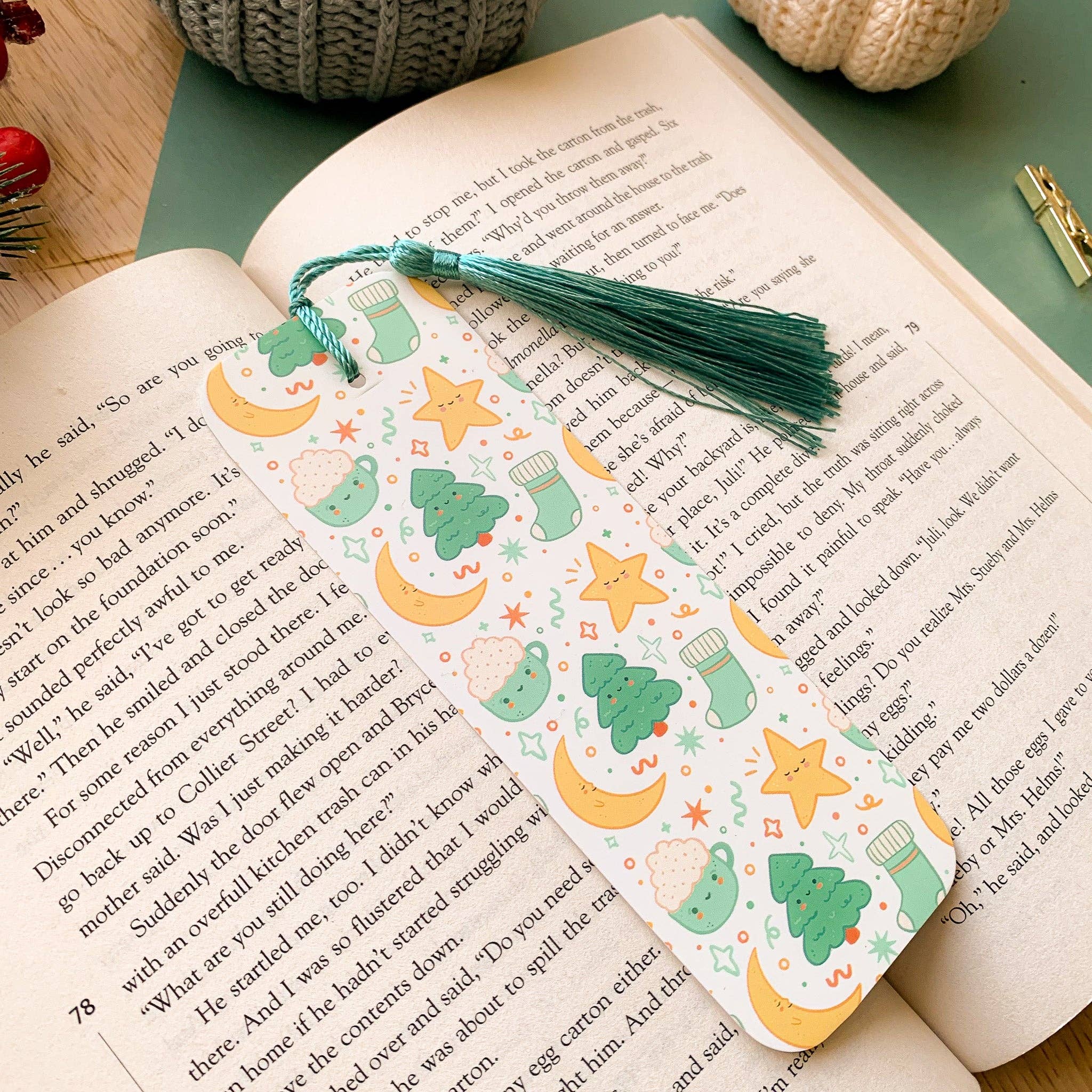 Laurel Mae Art - Wholesale Bookmark - Cozy Christmas - Bookmark3