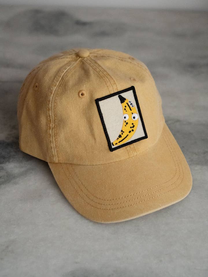 Googly Banana Patch Hat | Patched Dad Hat for wholesale by Stay Home Club