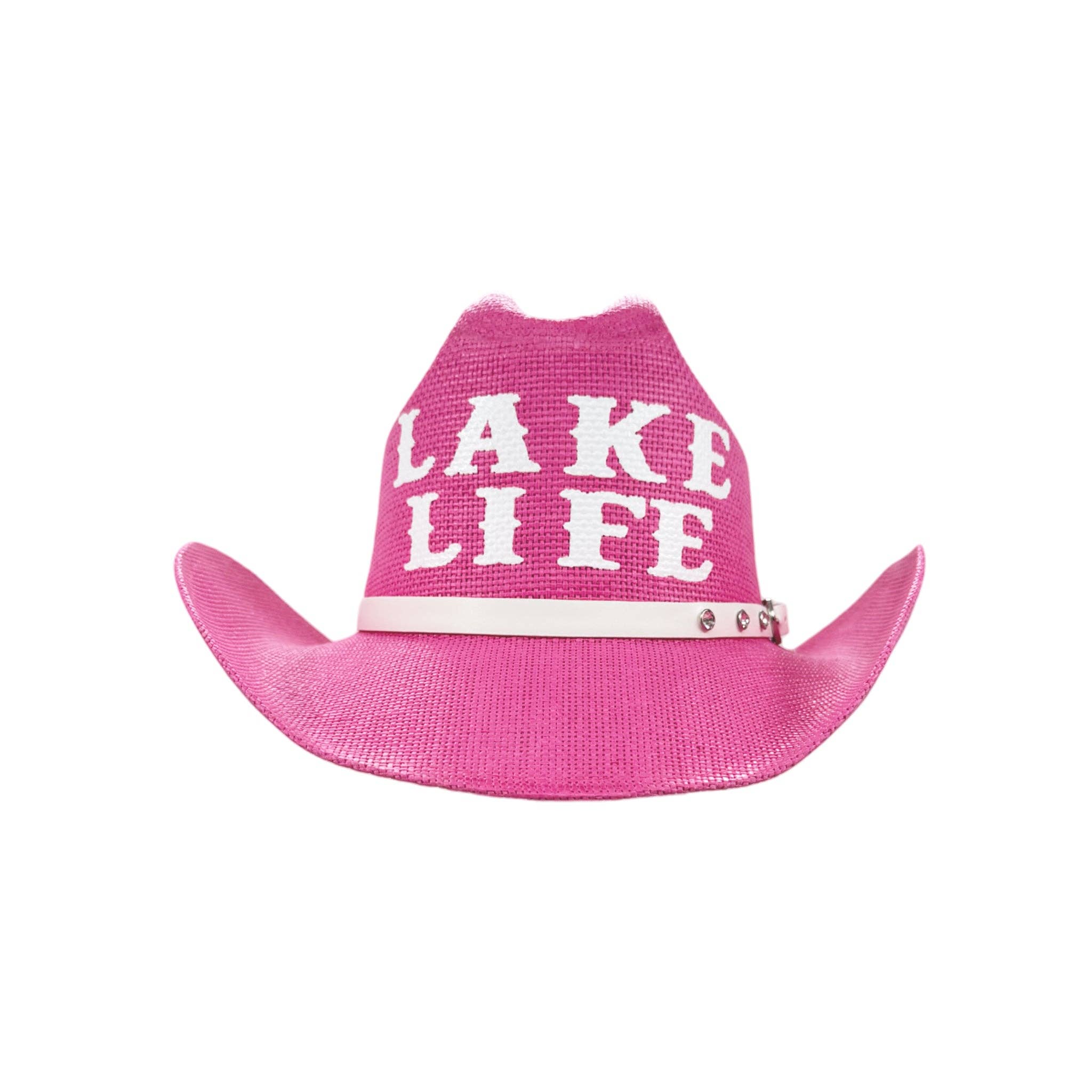 Pink White CH-1043-LAKE LIFE PINK/WHITE for wholesale on Faire