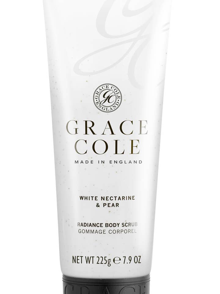 Weißer Nektarine & Birne Körperpeeling 238 ml für den Großhandel von Grace Cole