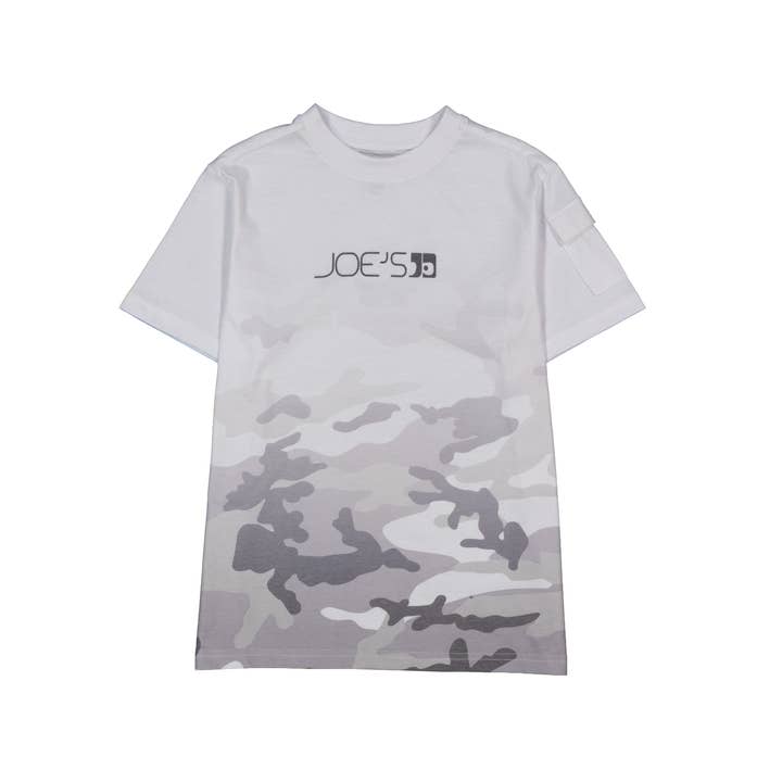 CAMISETA DE MANGA CORTA CON BOLSILLO Y ESTAMPADO CAMUFLAJE DEGRADADO PARA NIÑOS para venta al por mayor de JOE'S JEANS - KIDS