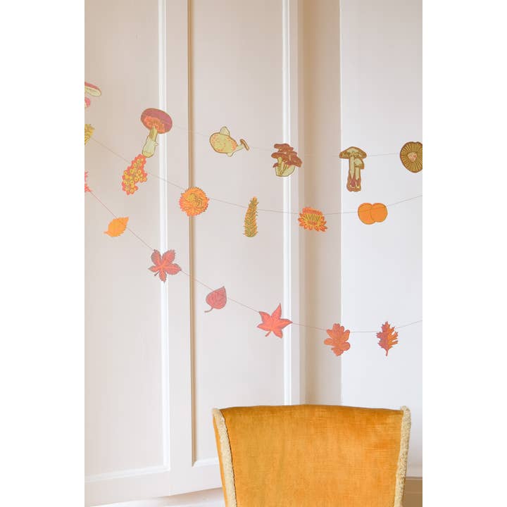 East End Press - Wholesale Bunting/Garland - Mushroom Sewn Garland