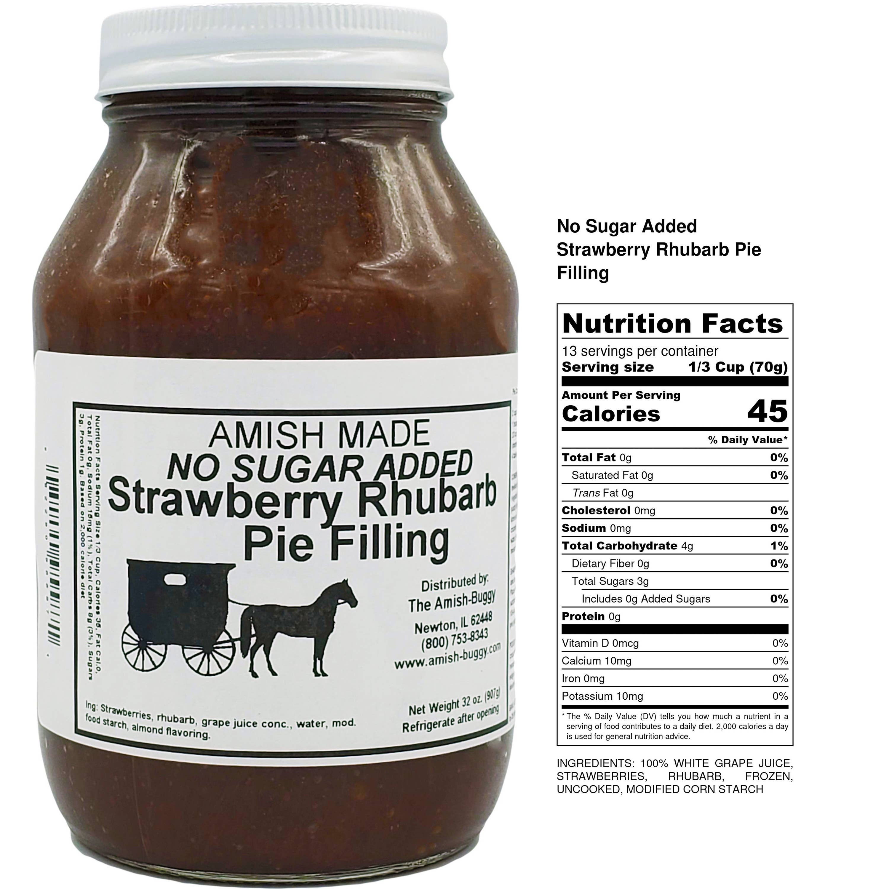 Arndt's Fudgery LLC - Wholesale Jam/Jelly - Amish Pie Filling - 32 Oz Jar5