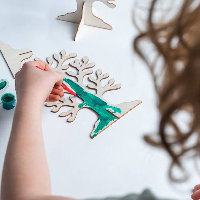 Angels Craft - Venta al por mayor Kit de manualidades - Set de pintura de madera - Árbol4