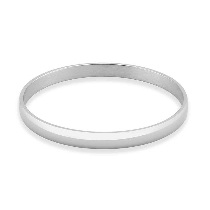 Engravable Stainless Steel Bangle Bracelet for wholesale by WJW