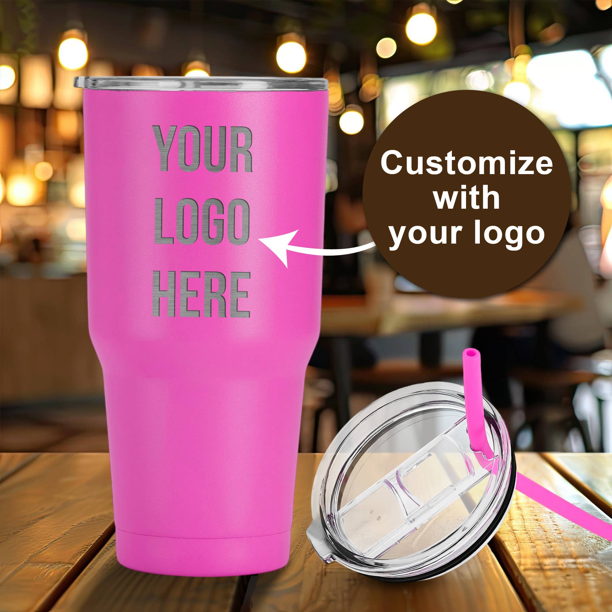 Engrave My Memories - Wholesale Insulated Mug/Tumbler - Custom Engraved Logo Regular Tumbler Personalized Bulk 30oz4