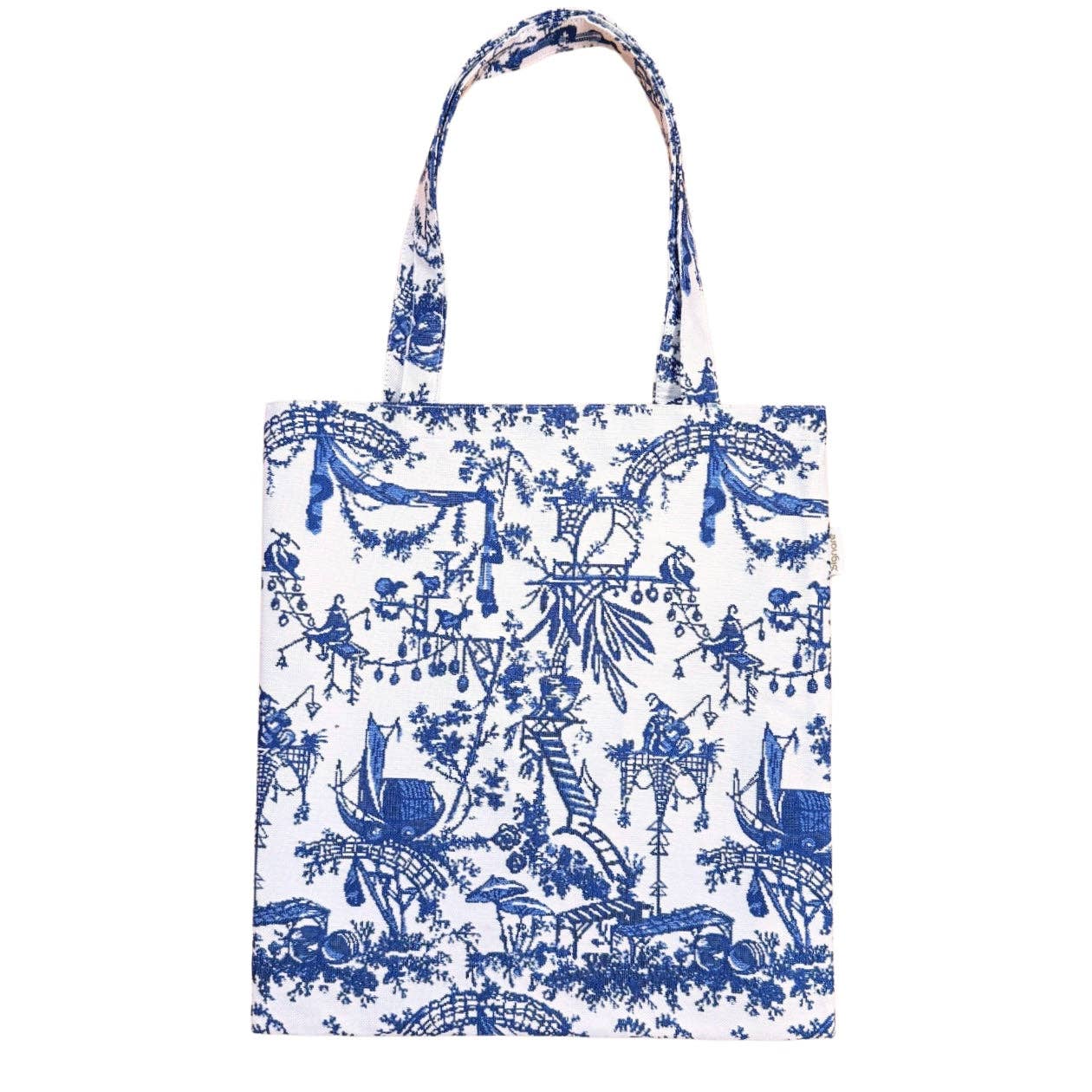 Signare Tapestry - Wholesale Tote Bag - Unisex - The British Museum Chinioiserie - Flat Bag0