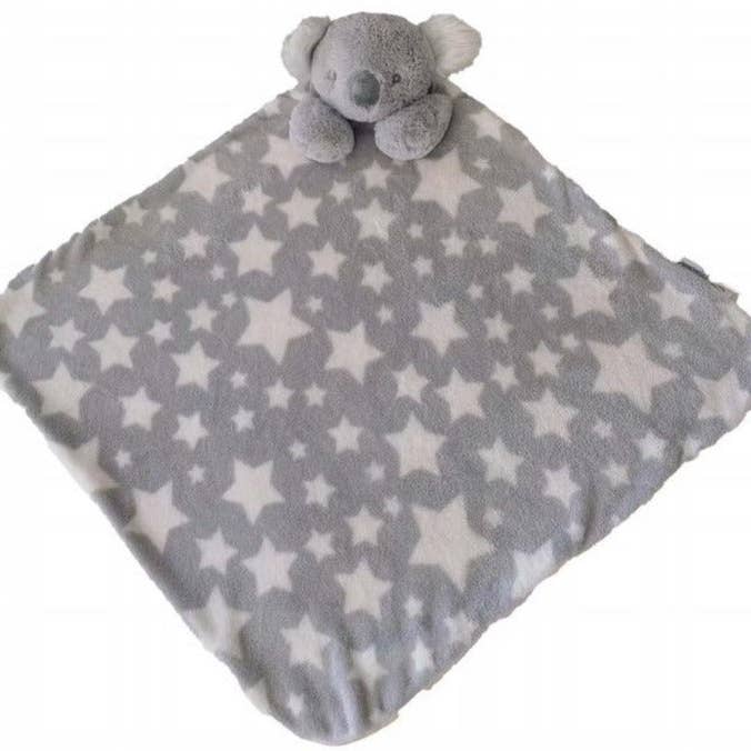 Coral The Koala Ultra Large Security Blanket for wholesale by Cutesy Wootsy