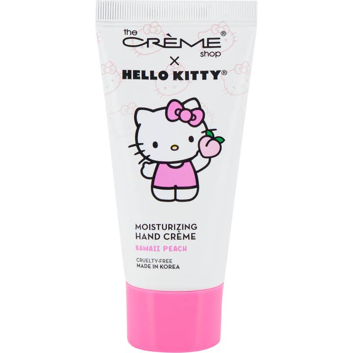 The Crème Shop x Hello Kitty Kawaii Peach Moisturizing Hand Crème for wholesale by Cow Crack Wholesale