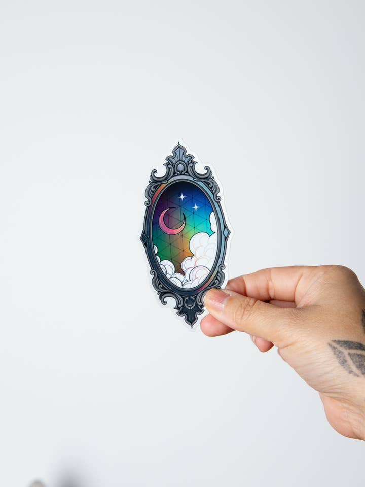 Moon Portal Sticker for wholesale by The Moon Et Tu