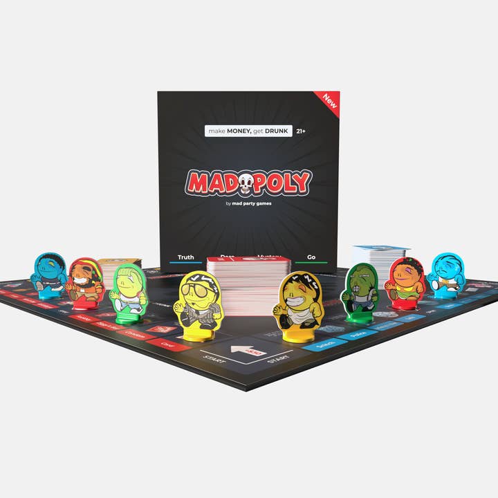 Mad Party Games - Venta al por mayor Juegos de mesa - MadPoly | Juego de beber | Juego de mesa | Verdad o Reto5