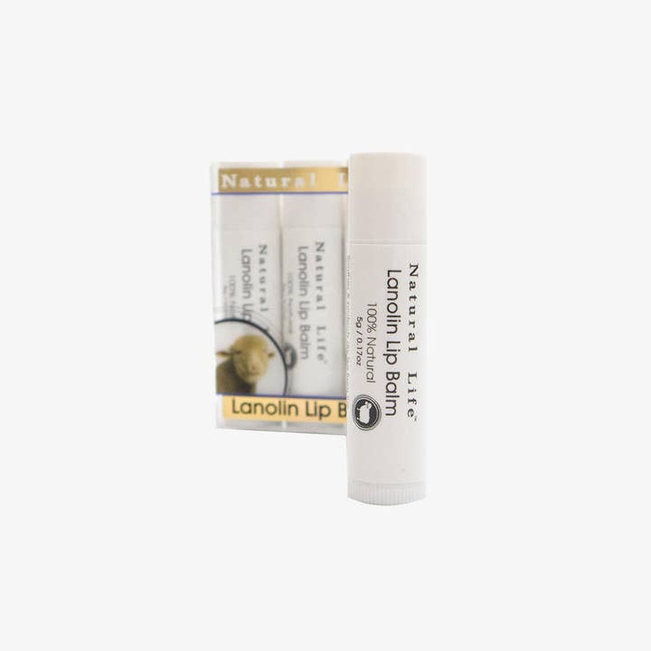 Natural Life – wholesale Läppbalsam – Natural Life™ Lanolin läppbalsam med vitamin E och nattljusolja (3-PACK)