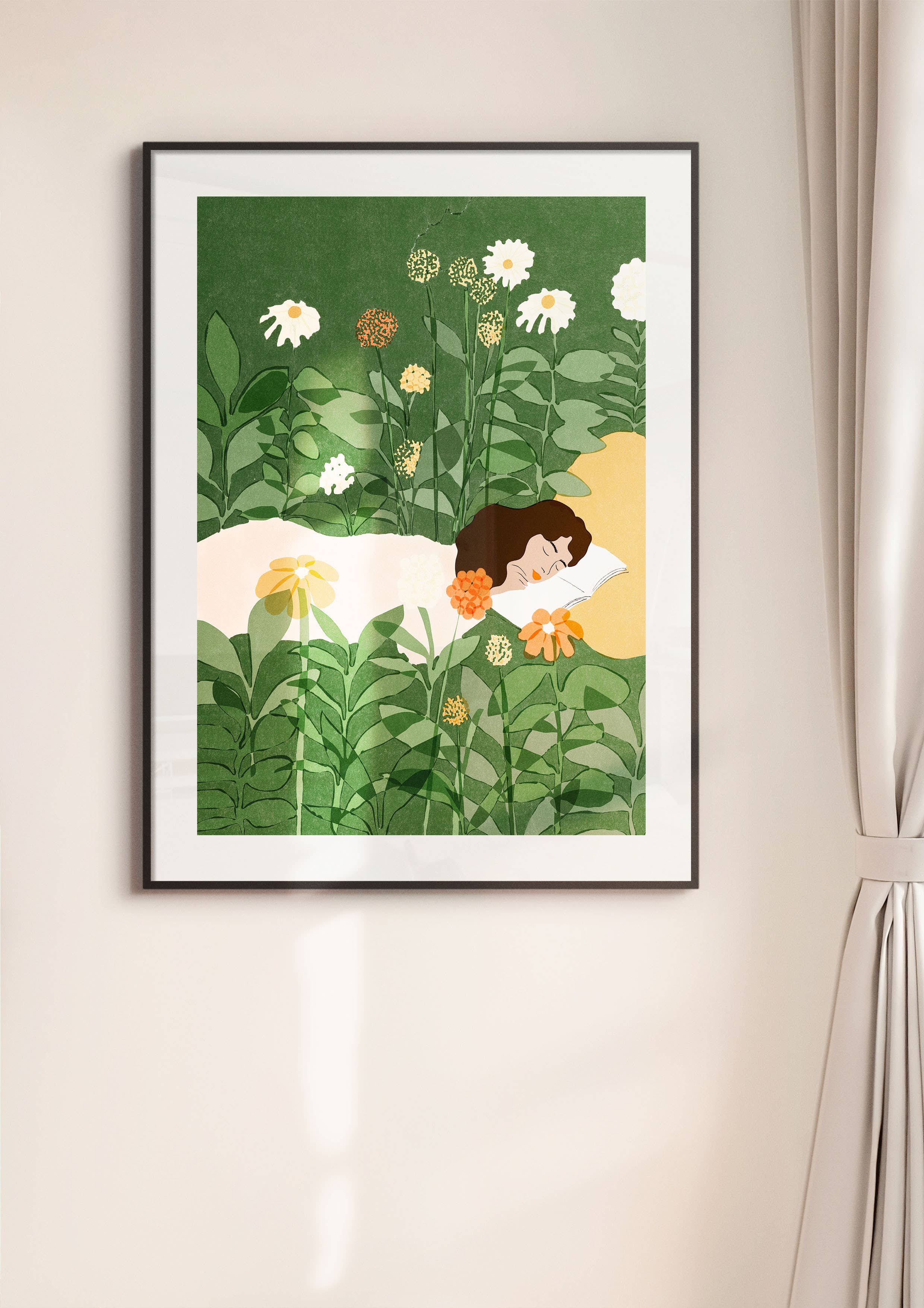 Alja Horvat d.o.o. - Vente Affiche d'art - Impression artistique sur des livres et des fleurs1