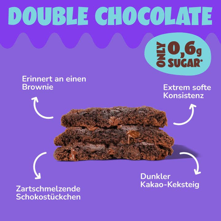 ahead - Wholesale Cookie - Double Chocolate Soft Cookies, (10x4x40g)1