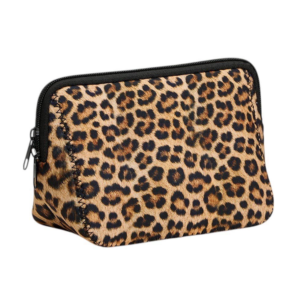 Sensibling Corp. - Wholesale Makeup/Cosmetic Bag - Leopard Printed Cosmetic Pouch Bag / Organizer
1