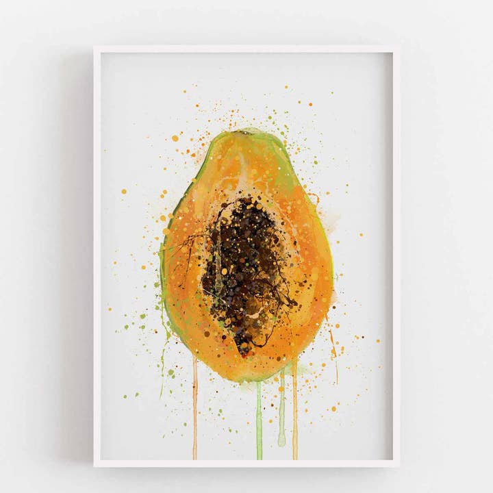 We Love Prints - Vente Affiche d'art - Impression murale Papaye Fruit7