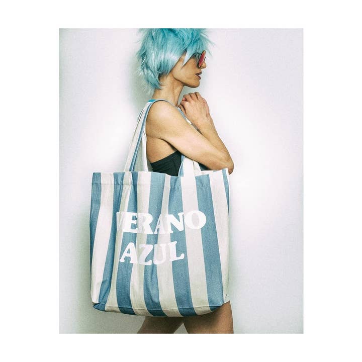 Horizonte Galego S.L. - Wholesale Beach Bag - Beach bag “Verano Azul” with inner pocket