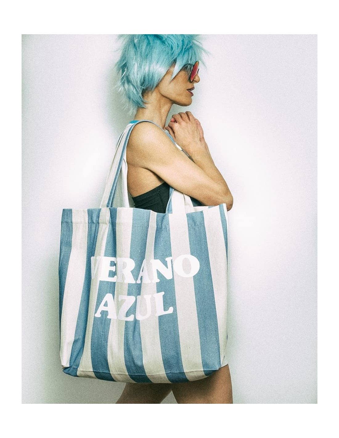 Horizonte Galego S.L. - Wholesale Beach Bag - Beach bag “Verano Azul” with inner pocket