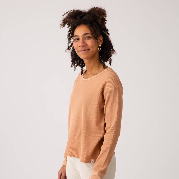 Basis Langærmet Voksen terracotta for engroshandel hos Matona