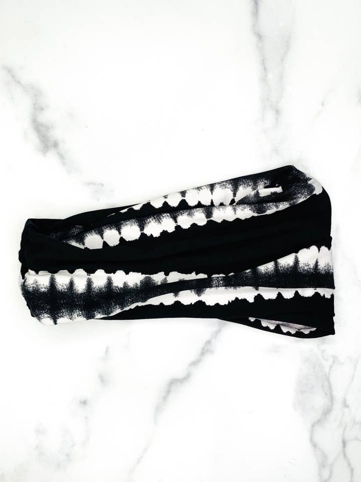 Freedive Extra Wide Yoga Headband for wholesale by MandaBees Headbands