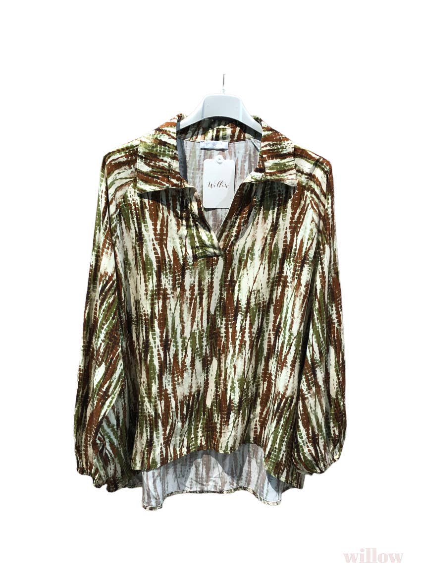 Moonsun - Wholesale Blouse - Women's - Boheme French collar blouse #42897