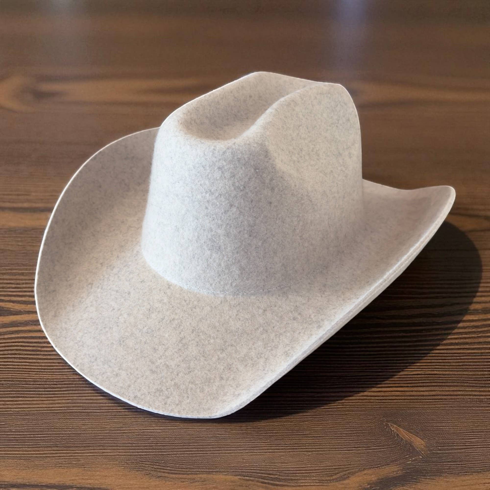 Queens INC - Vente Chapeau de cowboy – femme - Chapeau de cowboy Cattleman classique en laine australienne 20