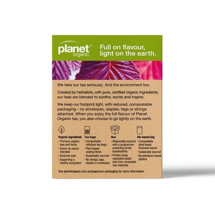 Planet Organic - Wholesale Tea bags - Raspberry Leaf Tea Bags2
