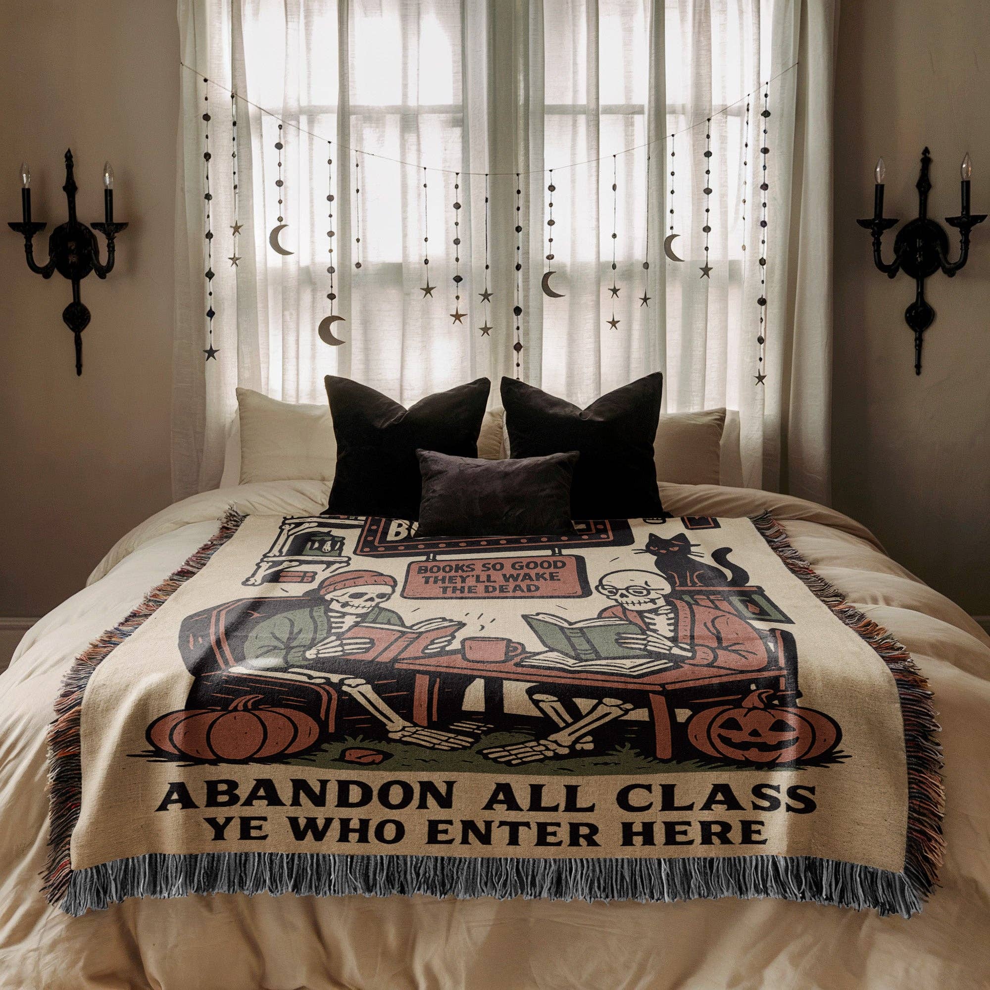 MagicMerchEmporium – wholesale Throw blanket – Welcome to the Bookstore Blanket7