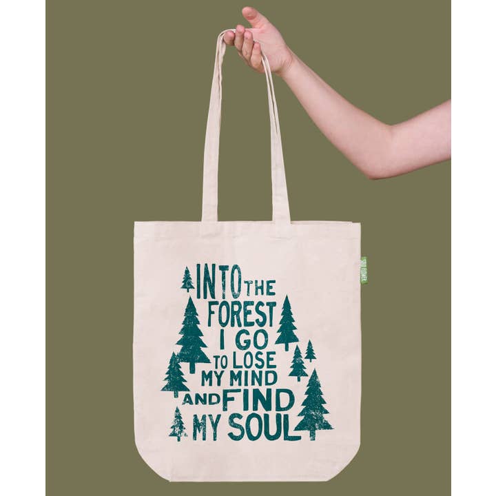 Soul Flower - Wholesale Tote Bag - Unisex - Into the Forest Eco Tote Bag - Tote Bags for Coops2