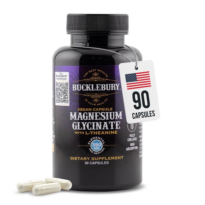 Bucklebury Magnesium Glycinate w/ L-Theanine Capsules for wholesale by Bucklebury