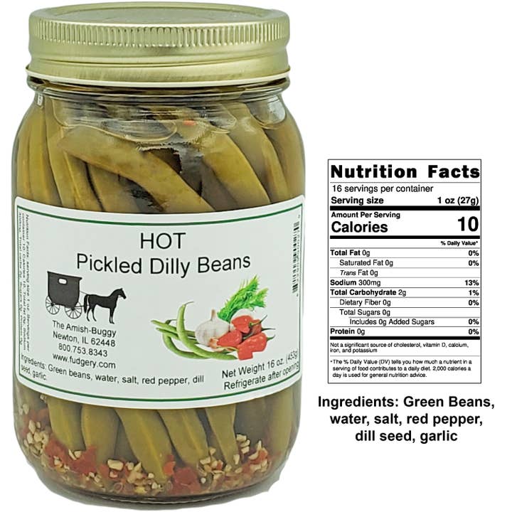 Arndt's Fudgery LLC - Wholesale Pickled Vegetables - Amish Pickled Vegetables & Eggs 16 oz. Jar42