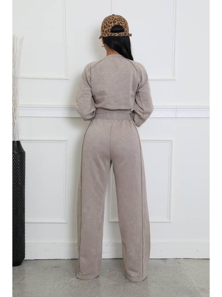 5besties inc - Wholesale Lounge Set - Women's - MINERAL WASH SWEATSHIRTS SET6