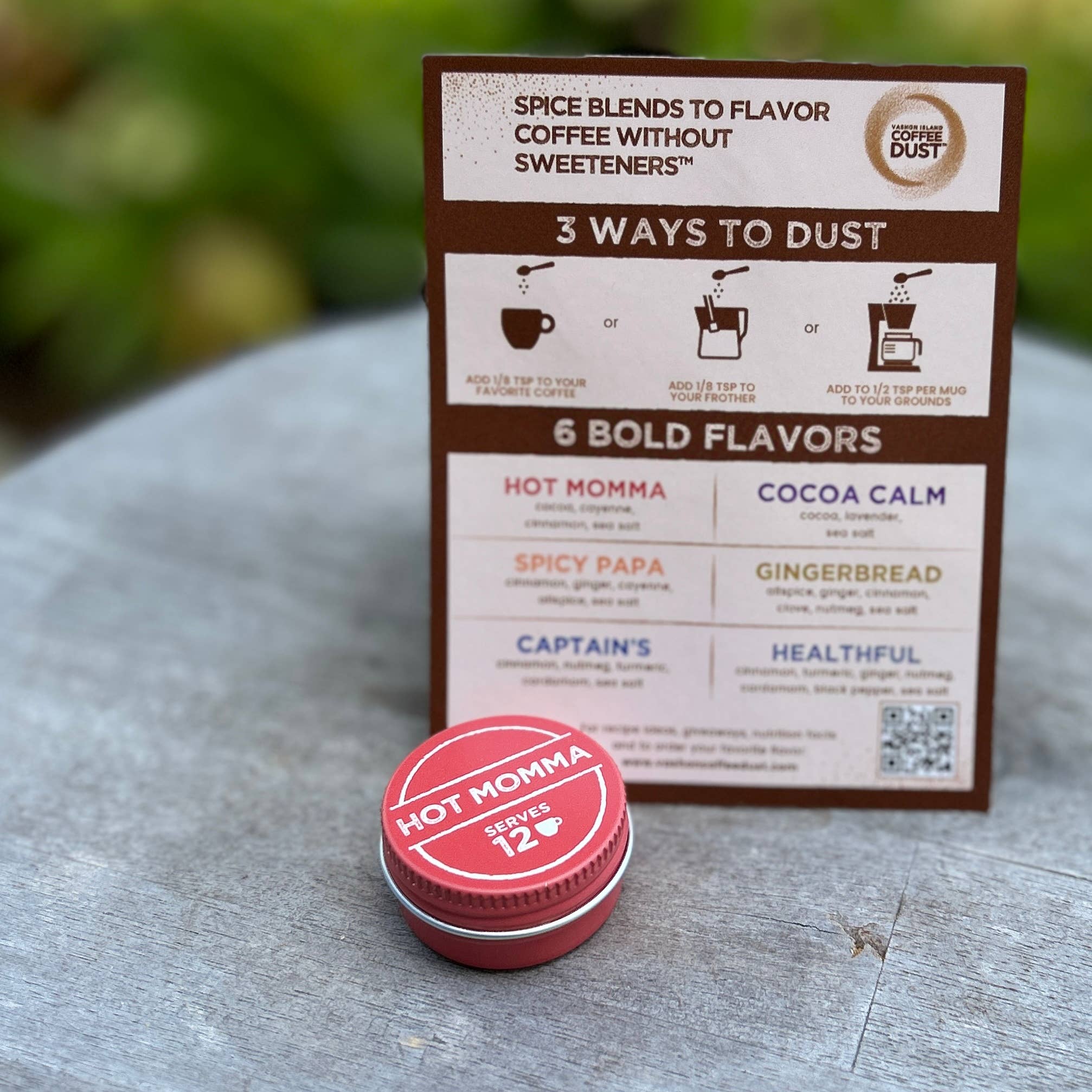 Vashon Island Coffee Dust - Wholesale Coffee Beans - Individual Mini-Tins | 12 servings | Sample Any Coffee Dust0