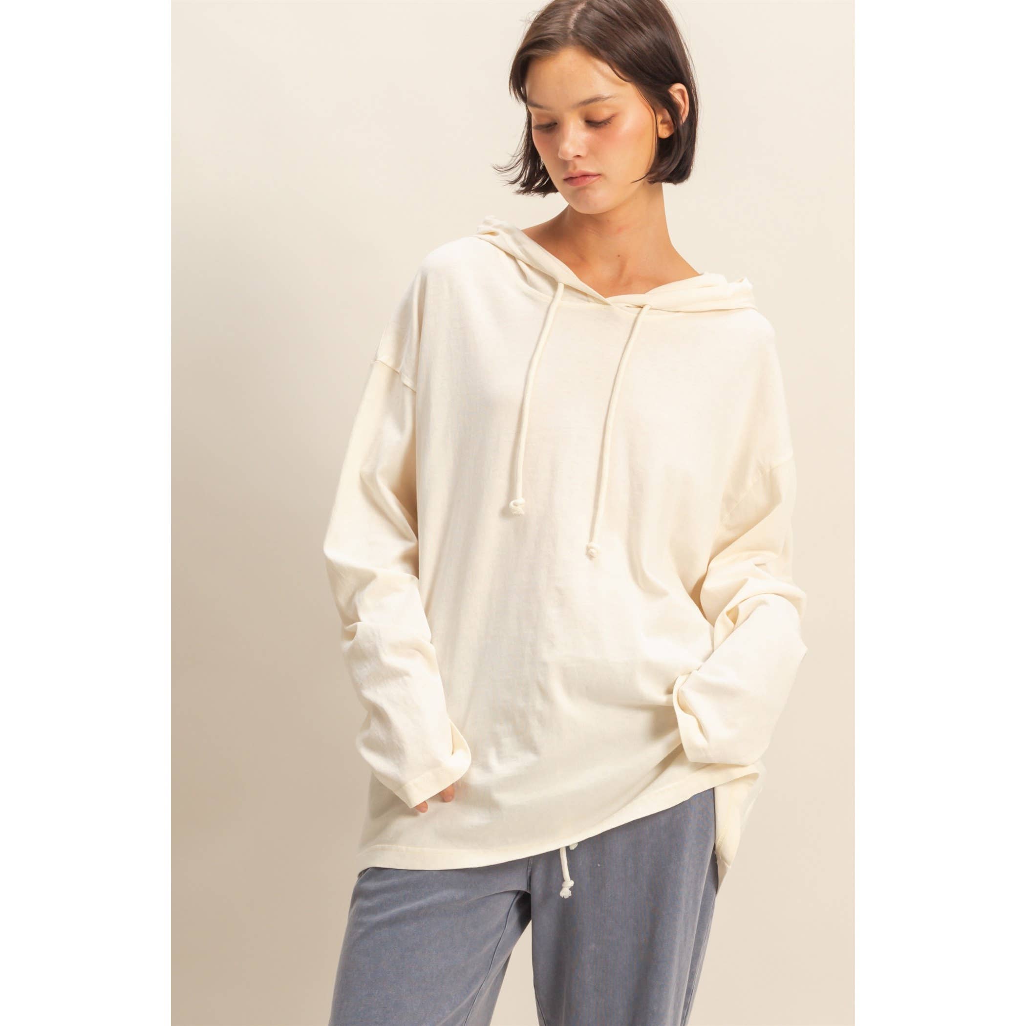 Double Zero – Hoodie – Mulher por atacado – Top de Manga Comprida com Capuz Oversized19