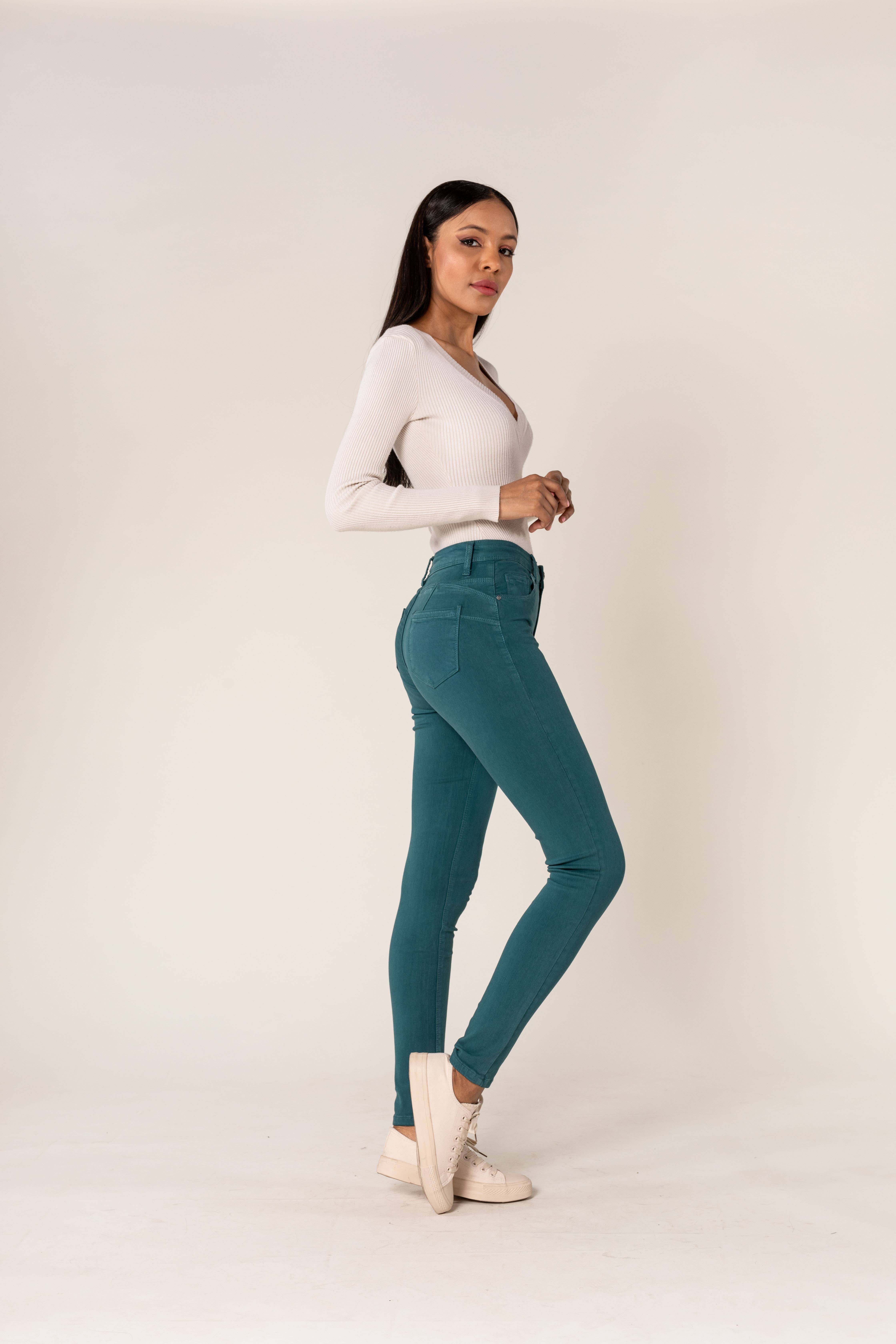 Nina Carter - Wholesale Jeans - Women's - Skinny Push Up Comfortable High Waist Super Stretch P10658
