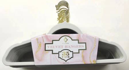 Concepts In Time - Wholesale Clothes Hangers - Concepts 35pk Space-Saving Velvet Hangers – Premium Grip15