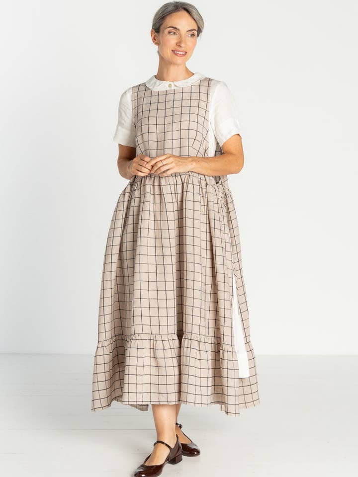 Ivy – Adjustable Tie Linen Dress for wholesale by Son de Flor