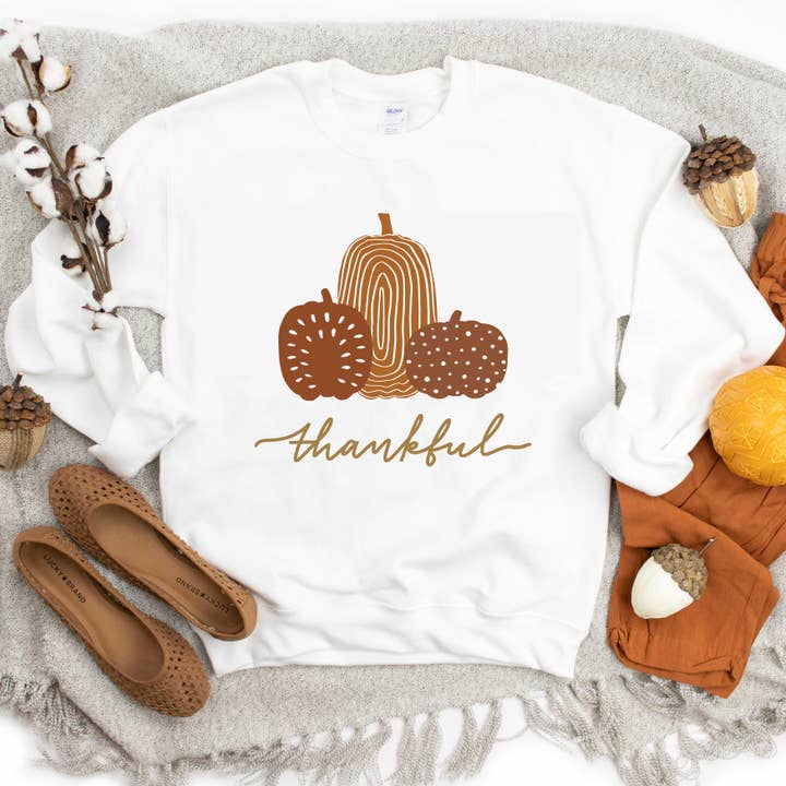 Boho Thankful Pumpkins | Sweatshirt | Automne pour la vente par Olive And Ivory Wholesale
