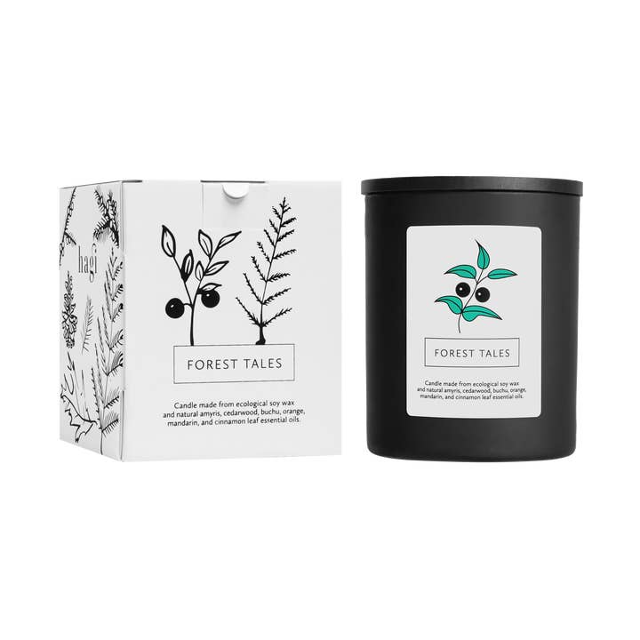 Hagi | Candela di soia Forest Tales per la vendita all'ingrosso da parte di Origanic