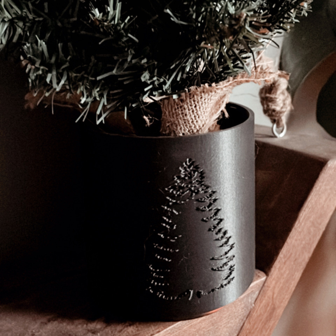 Prairie City Printing Co. – Vaso de plantas por atacado – Vaso de Planta de Pinheiro Branco Design Escandinavo2