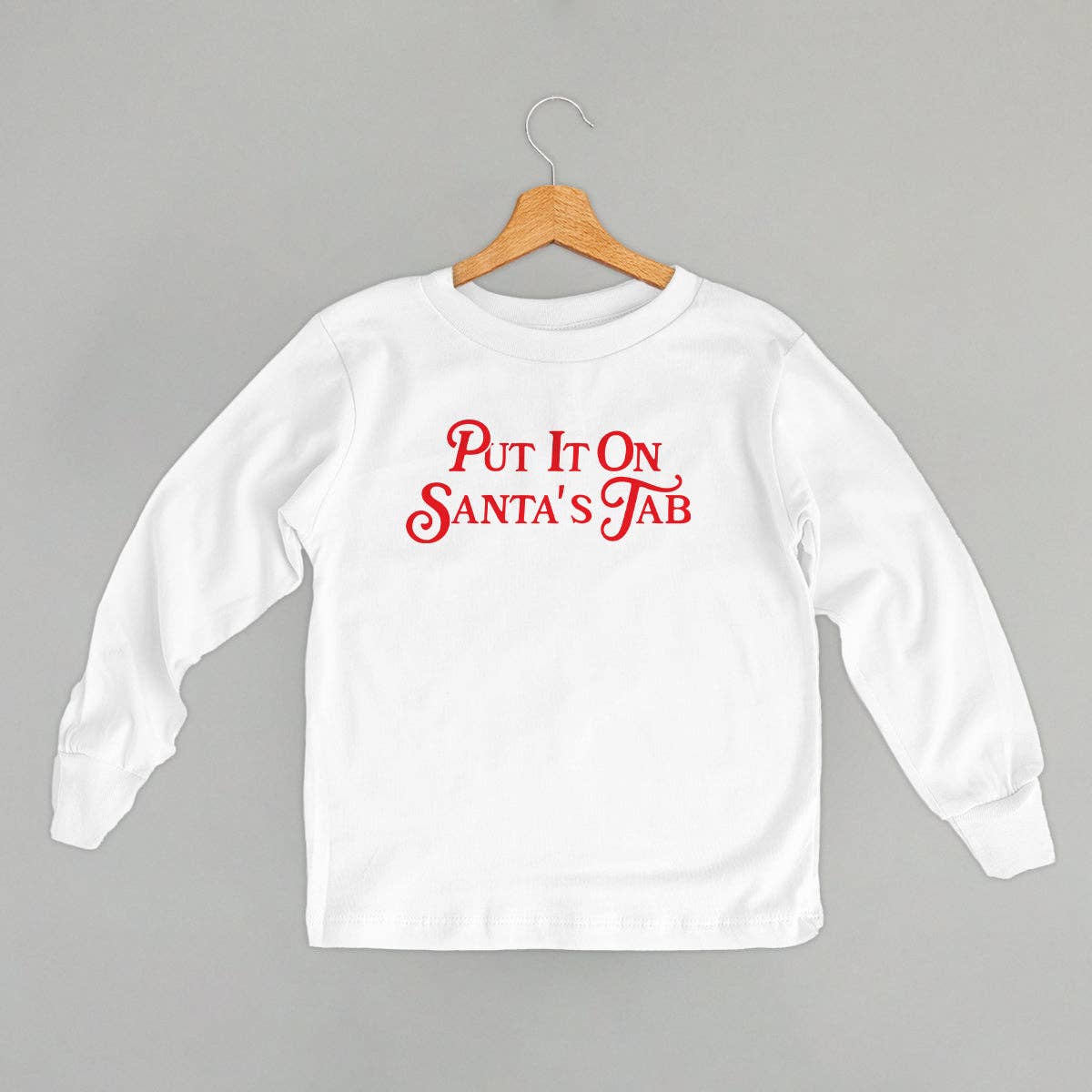 Ivy + Cloth - Wholesale Screen Printed T-Shirt - Kids - Put It On Santa's Tab (Kids)4
