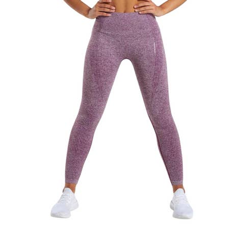 Fléchir Seamless High-Waist Performance Legging - Burgundy for wholesale by Aesthetics Dynasty