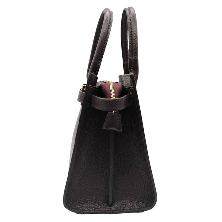 MODARNO - Wholesale Top Handle Bag - Women's - Modarno "Gina" handbag and shoulder bag in genuine leather 28x14x20cm2