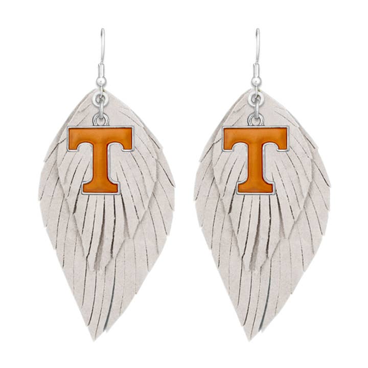 Tennessee Volunteers NCAA Iridescent Logo Boho Babe Earrings for wholesale by From The Heart