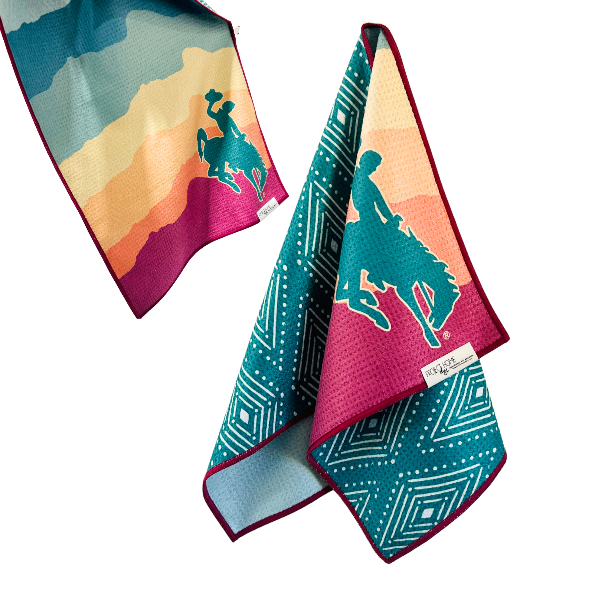 Project Home DIY / Towel Collective - Wholesale Hand Towel - Summer Wyoming Cowboy | Waffle Weave Microfiber Towels Kitchen & Bath6