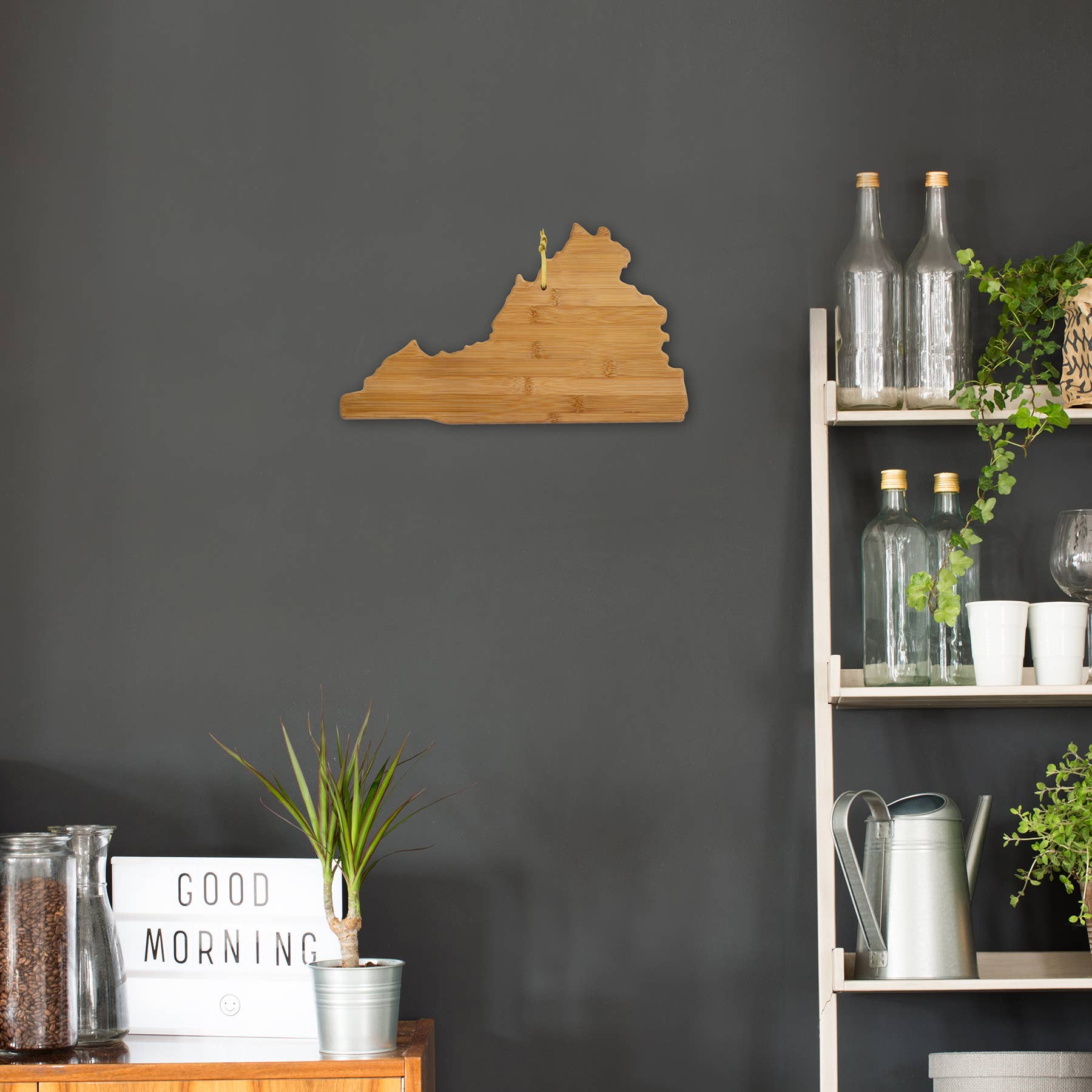 Totally Bamboo - Wholesale Cutting Board - Virginia State-Shaped Bamboo Serving & Cutting Board3