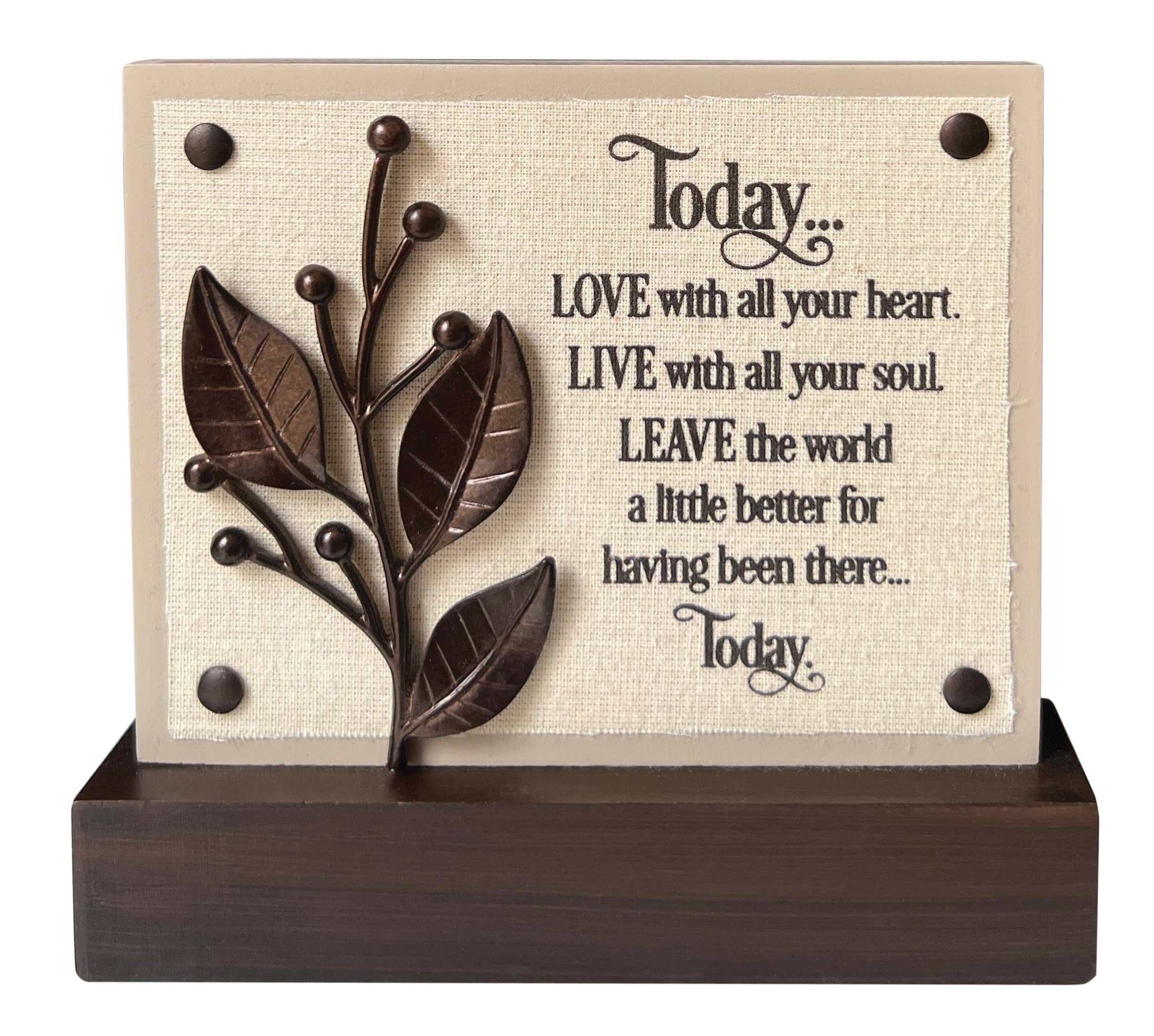 Abbey + CA Gift – Placa de parede por atacado – Hoje... Faith Plaque4