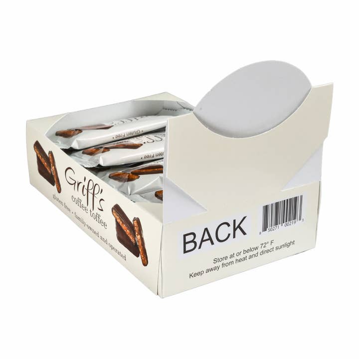 Griff's Toffee - Vente Caramel anglais - Caramel au café Griff's - 1 oz de caramel au chocolat noir2