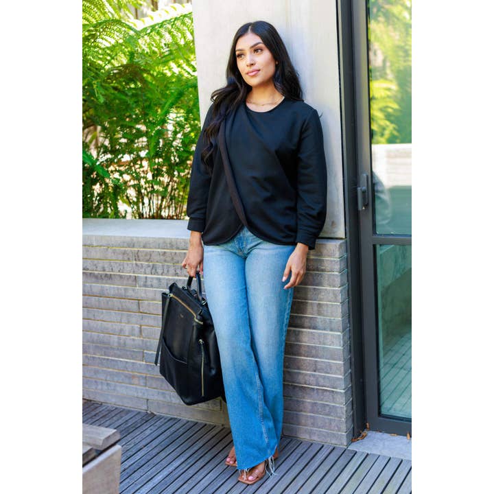 Simple Wishes – Top de amamentação - Maternidade por atacado – Camisola Carlotta Fleece12