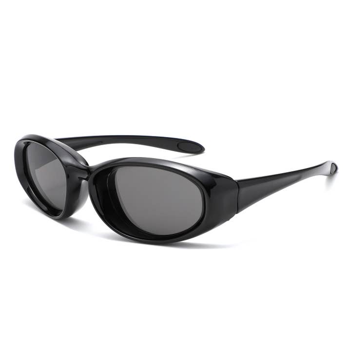 Cramilo Eyewear - Wholesale Sunglasses - Women's - Oval Retro Y2K Wrap Sunglasses2